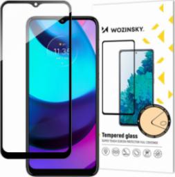  Wozinsky Wozinsky super wytrzymałe szkło hartowane Full Glue na cały ekran z ramką Case Friendly Motorola Moto E20 czarny