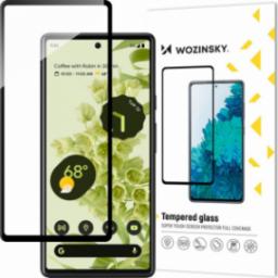  Wozinsky Wozinsky super wytrzymałe szkło hartowane Full Glue na cały ekran z ramką Case Friendly Google Pixel 6 czarny