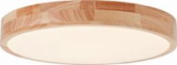 Lampa sufitowa Brilliant Nowoczesny plafon sufitowy do salonu Brilliant Slimline z drewna ledowy G99524/75