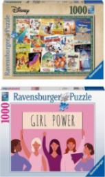  Ravensburger Puzzle 1000 elementów Zestaw 2w1 19874 + 16730