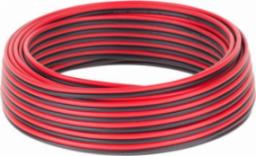 Przewód Cabletech Kabel głośnikowy CCA 0.75mm czarno-czerwony 10M
