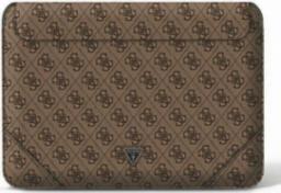 Etui na tablet Guess Guess Sleeve GUCS14P4TW 13/14" brązowy /brown 4G Uptown Triangle logo
