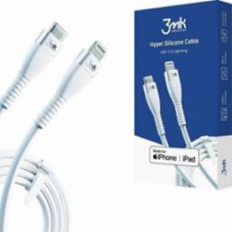 Kabel USB 3MK USB-C - Lightning 1 m Biały (3MK2623)