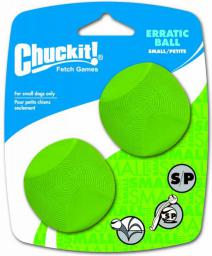  Chuckit! ERRATIC BALL SMALL 2PAK (20110)