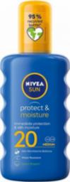  Nivea NIVEA_Sun Protect &amp; Moisture nawilżający spray do opalania SPF20 200ml