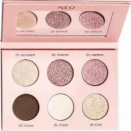  Neo Make Up NEO MAKE UP_Eyeshadow Palette paleta cieni prasowanych Nude 9g