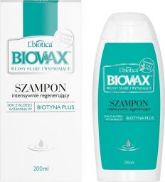 BIOVAX Biovax Szampon regenerujący do włosów słabych i wypadających 200ml - Długi termin ważności!