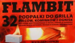  Flambit Podpałka do grilla, kominka 32 Szt.
