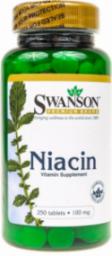  Swanson Swanson Niacyna (Witamina B3) 100mg - 250 tabletek