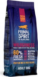  Alpha Spirit Primal Spirit Wilderness 60% sucha karma pies 12 kg