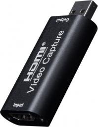 Adapter USB MicroConnect USB - HDMI Czarny  (MC-GEN-CH)