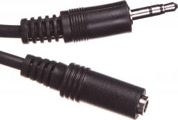 Kabel OEM Jack 3.5mm - Jack 3.5mm 5m czarny (50090)