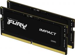 Pamięć do laptopa Kingston Fury Impact, SODIMM, DDR5, 32 GB, 4800 MHz, CL38 (KF548S38IBK2-32                )