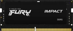 Pamięć do laptopa Kingston Fury Impact, SODIMM, DDR5, 8 GB, 4800 MHz, CL38 (KF548S38IB-8                   )