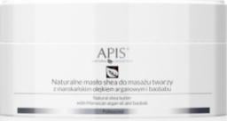  APIS APIS_Natural Shea Butter naturalne masło shea do masażu twarzy z marokańskim olejkiem arganowym i baobabu 100g