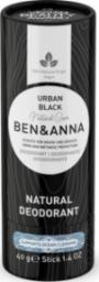  Ben&Anna BEN&amp;ANNA_Natural Deodorant naturalny dezodorant na bazie sody w sztyfcie Urban Black 40g