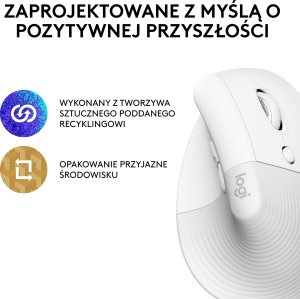 Mysz Logitech Lift Off-White (910-006475) 10