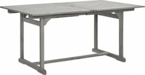 vidaXL Ogrodowy stół jadalniany, (160-240)x100x75 cm, drewno akacjowe 2