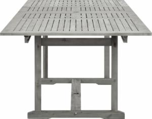 vidaXL Ogrodowy stół jadalniany, (160-240)x100x75 cm, drewno akacjowe 6