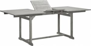 vidaXL Ogrodowy stół jadalniany, (150-200)x100x75 cm, drewno akacjowe 3