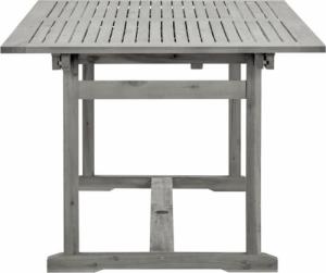 vidaXL Ogrodowy stół jadalniany, (150-200)x100x75 cm, drewno akacjowe 6