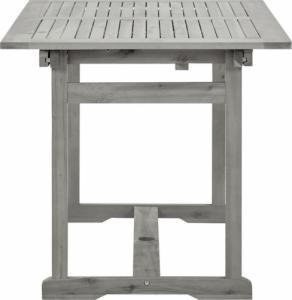 vidaXL Ogrodowy stół jadalniany, (120-170)x80x75 cm, drewno akacjowe 6