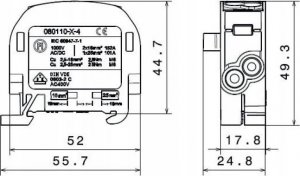 Simet Blok rozdzielczy - odgałęźny Al/Cu SCB 25 (80110) SIMBLOCK zielony 81501005 2