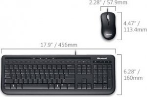 Klawiatura Microsoft Wired Desktop Combo 600 4