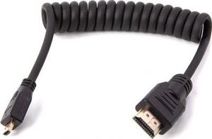 LanParte LanParte MICRO-HDMI-C Coiled cable - spiralny kabel HDMI 1