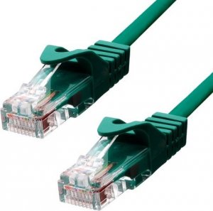 ProXtend ProXtend U/UTP CAT5e PVC AWG 24 CU Green 0.5M 1