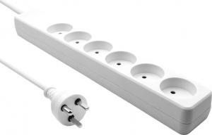 ProXtend Danish Power Strip 6-way 6 gniazd 4 m biała 1