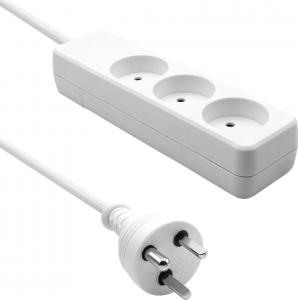 ProXtend Danish Power Strip 3-way 3 gniazda 15 m biała (K3-KIT15W) 1