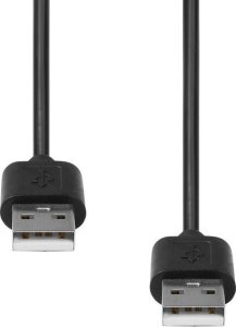 Kabel USB ProXtend USB-A - USB-A 1 m Czarny (JAB-7393833) 2
