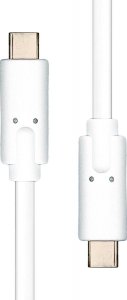 Kabel USB ProXtend USB-C - USB-C 1 m Biały (JAB-7340205) 1