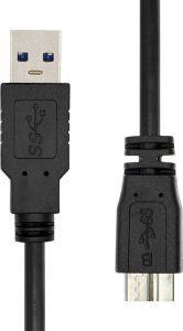 Kabel USB ProXtend USB-A - micro-B 1 m Czarny (JAB-7467602) 1