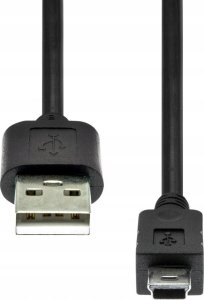 Kabel USB ProXtend USB-A - miniUSB-B 1 m Czarny (JAB-7467625) 1