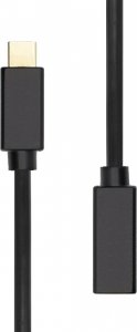 Kabel USB ProXtend USB-C - USB-C 1 m Czarny (JAB-7587555) 1