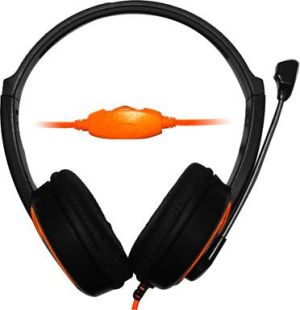 Słuchawki Vakoss Msonic MH563KO czarno-pomarańowe 1
