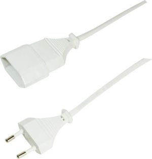 Kabel zasilający LogiLink CEE 7/16, 2m, biały (CP126) 2