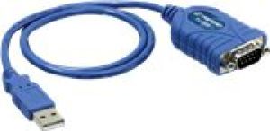 Kabel USB TRENDnet USB-A - RS-232 0.6 m Niebieski (TU-S9) 1