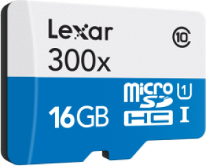 Karta Lexar 300x MicroSDHC 16 GB Class 10 UHS-I/U1  (LSDMI16GBB1EU300A) 2