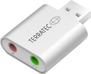 Karta dźwiękowa TerraTec 2x Jack 3.5mm Srebrna 1