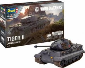 Revell Model plastikowy Czołg Tiger II Ausf. B Konigstiger World of Tanks 1