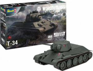 Revell Model plastikowy Czołg T-34 World of Tanks 1