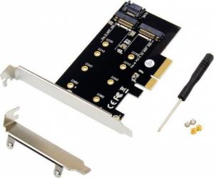 Kontroler MicroConnect PCIe x4 M.2 B & M Key NVMe 1