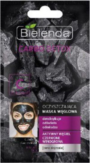 Bielenda Carbo Detox Oczyszczająca maska węglowa do cery dojrzałej 8g 1