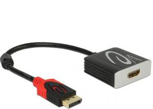 Adapter AV Delock DisplayPort - HDMI czarny (62734) 1