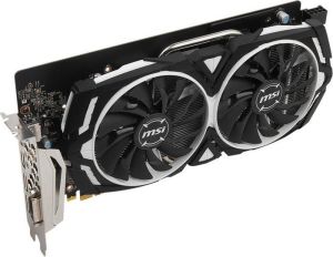 Karta graficzna MSI GeForce GTX 1060 Armor OC 6G GDDR5 (192 Bit) DVI, HDMI, 3xDP, BOX (V328-002R) 6