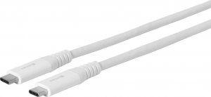 Kabel USB eStuff USB-C - USB-C 1.5 m Biały (ES604102) 1