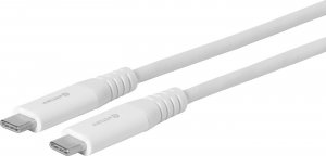 Kabel USB eStuff USB-C - USB-C 3 m Biały (ES604301) 1